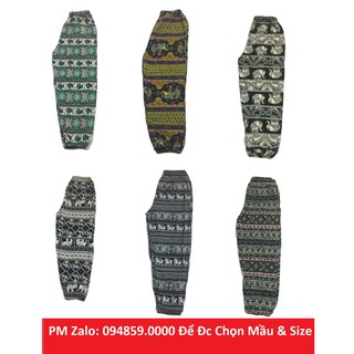 Quần lanh dài thổ cẩm