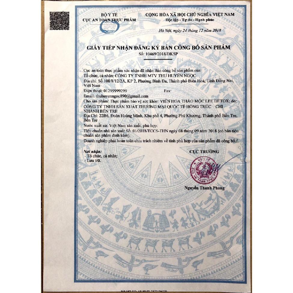 [chính hãng 100%]Trà giảm cân LEE DETOX mẫu mới | BigBuy360 - bigbuy360.vn