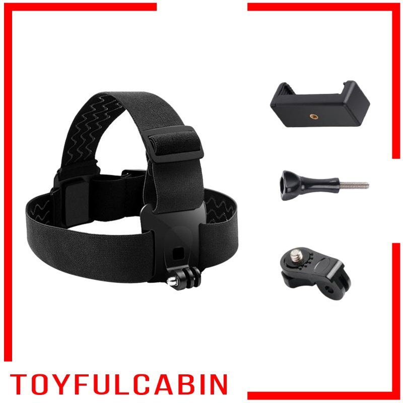 Dây Đeo Đầu Có Thể Điều Chỉnh Cho Điện Thoại / Máy Ảnh Thể Thao