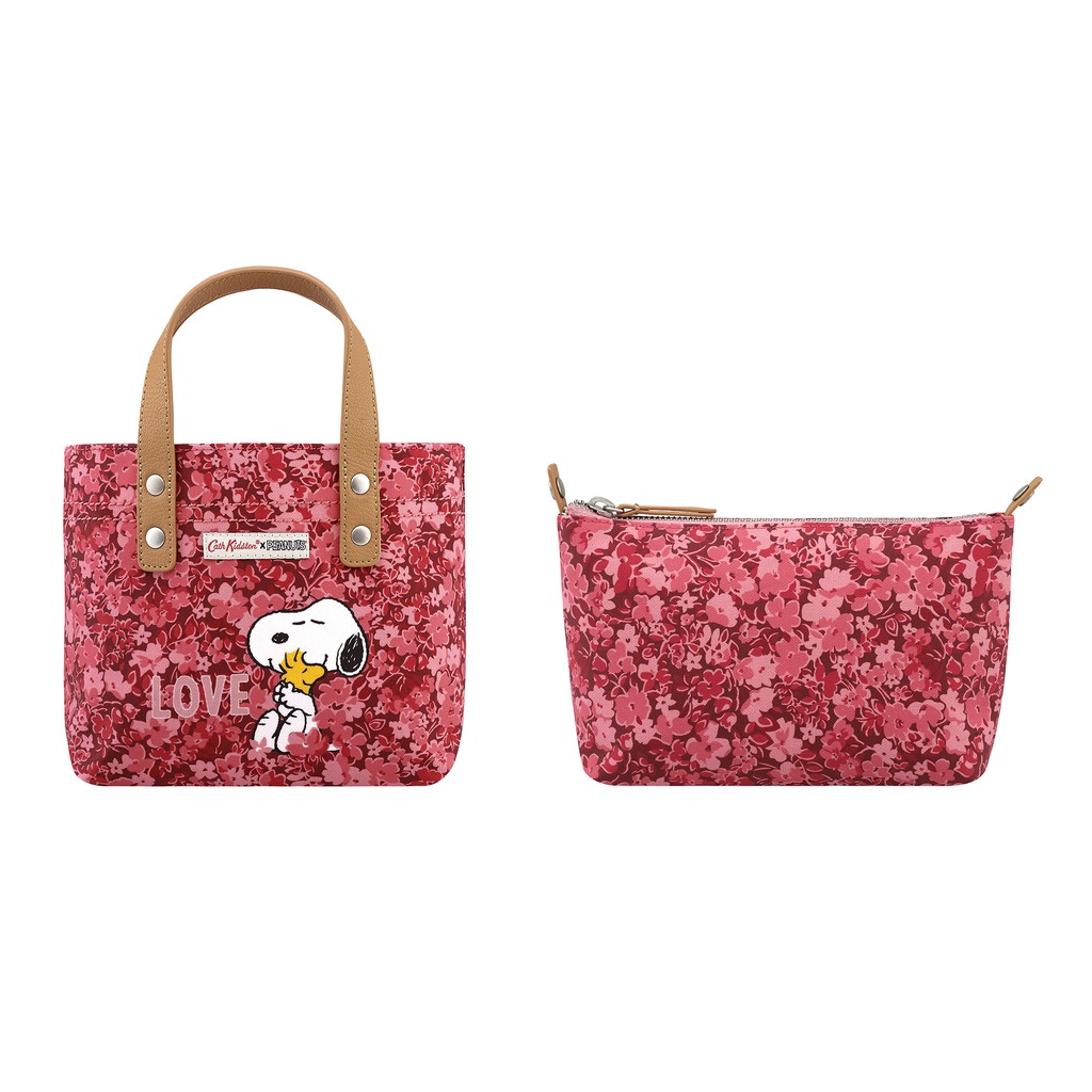 Cath Kidston - Túi đeo chéo Snoopy Brampton Mini - 910095 - Berry Red