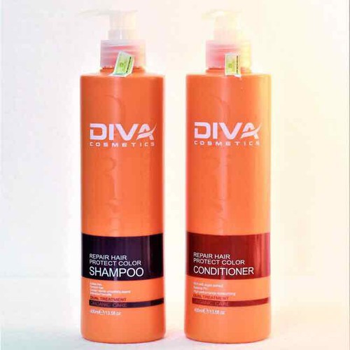 CẶP DẦU GỘI DIVA CAM PHỤC HỒI VÀ GIỮ MÀU ORGANIC