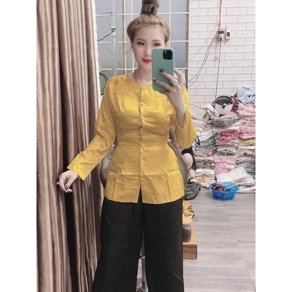 SET ÁO BÀ BA QUẦN ĐEN