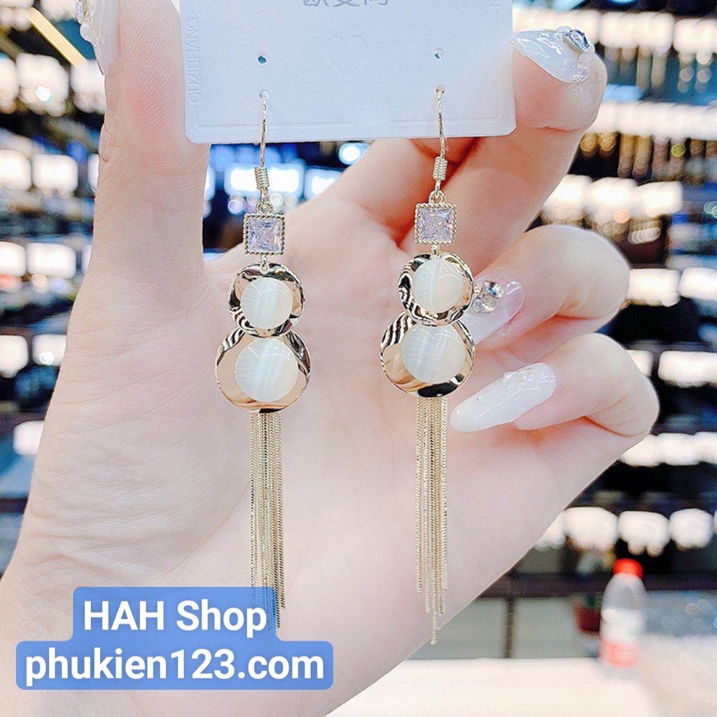 Bông tai hình Hồ Lô siêu xinh mẫu hot năm 2022 phong cách Hàn Quốc nhẹ nhàng, sang trọng