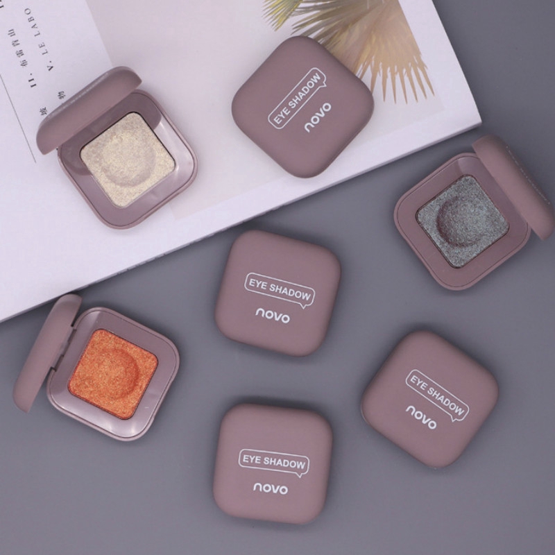 &lt;Ready Stock&gt;Makeup NOVO 5280 Fingertip Eye Shadow Fairy Moonlight Monochrome Eyeshadow Earth Color Beauty