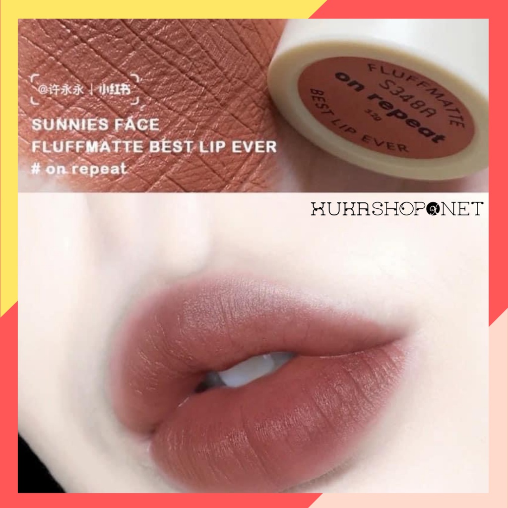 Son Sunnies Face- Son lì - Fluffmatte dùng cho trang điểm tự nhiên, lâu trôi (10g)