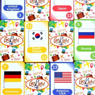 Go fish game “Countries”