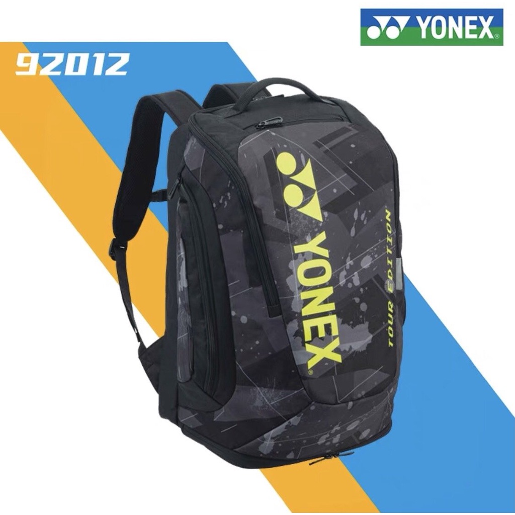 Balo cầu lông yonex BAG 92012, phom cứng cáp, có ngăn đựng giày vợt riêng, chuyên dụng cầu lông