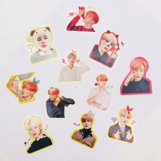 12 HÌNH DÁN STICKER BTS CỰC CUTE 😍