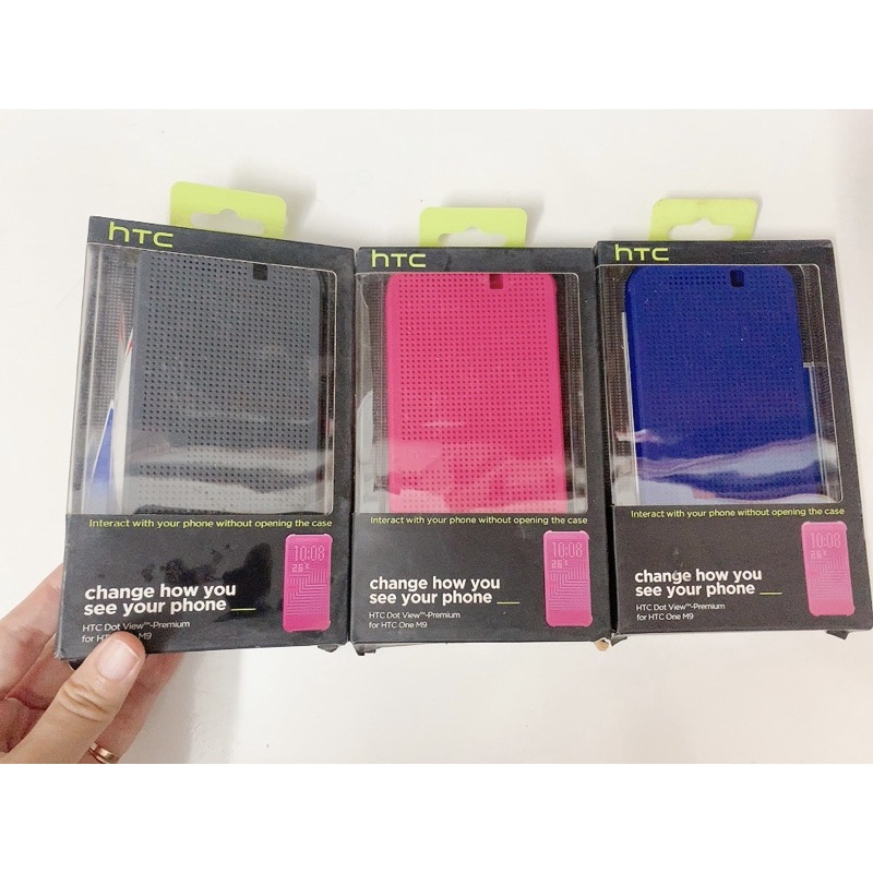 Thanh lý-Ốp lưng/Flip chính hãng HTC Dot view cho HTC One M8/M9