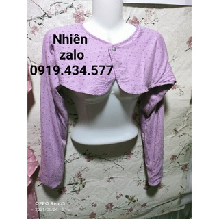1 cặp tay áo chống nắng & ủ kem .may 2 lớp