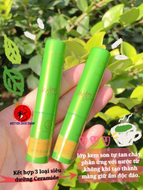 Son dưỡng Matcha Rohto Metholatum Metlty Cream Lip