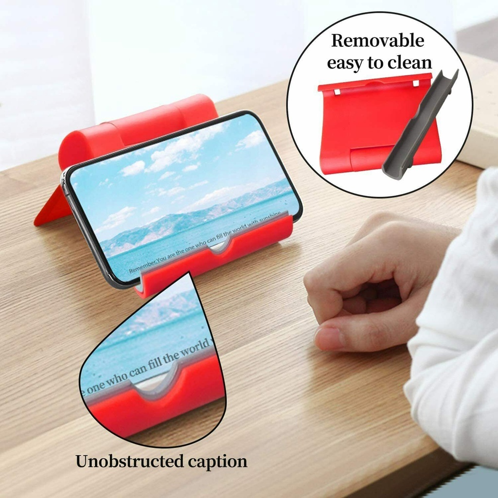 Giá Đỡ Điện Thoại Máy Tính Bảng Bằng Để Bàn Có Thể Điều Chỉnh Nhiều Góc Tiện Lợi