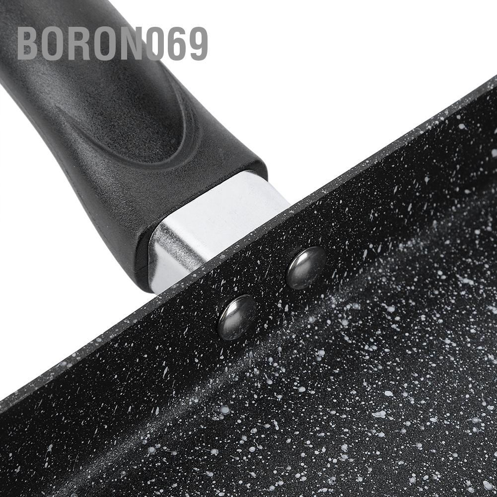 Boron069 Non‑stick Omelette Pan Egg Steak Frying Pizza Cooking Pot Kitchen Supplies for Induction Cooker