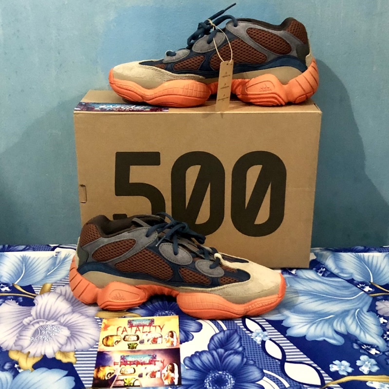 'Giày Cổ Thấp' adidas Yeezy 500 'Enflame'