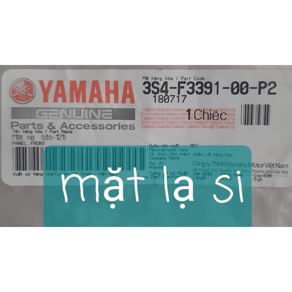 Mặt nạ trước xe Sirius cũ chính hãng Yamaha 3S4-F3391-00-P2