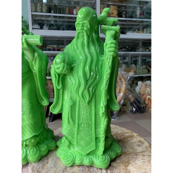 Bộ Tam Đa  Đá Đúc - cao 36.5cm