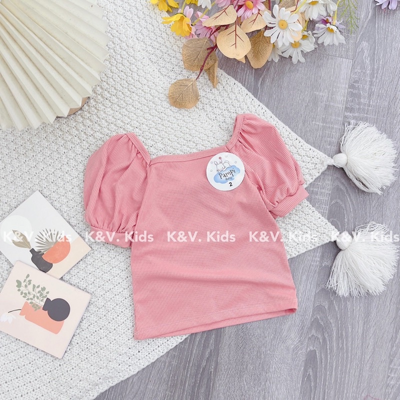 SIZE 8-28KG: áo phông tăm nơ lưng, áo tăm tim xinh xắn, điệu đà cho bé gái - atnl - ATT