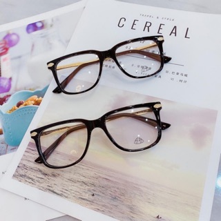 Gọng Kính Cận Nữ Mắt Vuông Gọng Vàng HotTrend Hàng Full Box Chuẩn Đẹp - Kính Mắt Thời Trang