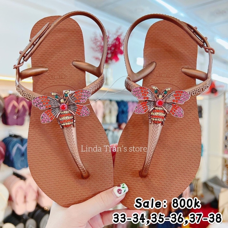 HVN- sandal chấp  mix charm