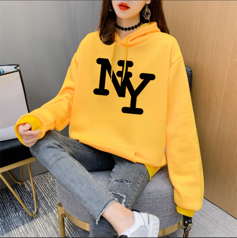 NRVP Áo Nỉ Nữ Dài Tay Có Mũ Thời Trang Hàn 2020