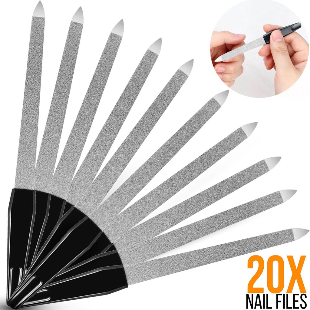 Cây Dũa Móng Hai Mặt Bằng Thép Không Gỉ Tiện Dụng