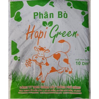 PHÂN HỮU CƠ - PHÂN BÒ HAPI GREEN PHÚ NÔNG ( 10DCM3 - 2KG ) - SEEDS4