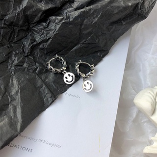 Bông tai bạc 925 khuyên tai mặt cười love me Yinbe Silver