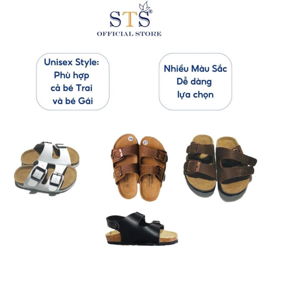 Dép Trẻ Em Bioline quai ngang đế trấu xuất khẩu mã STK01 Mẫu mới hot BH 6 tháng