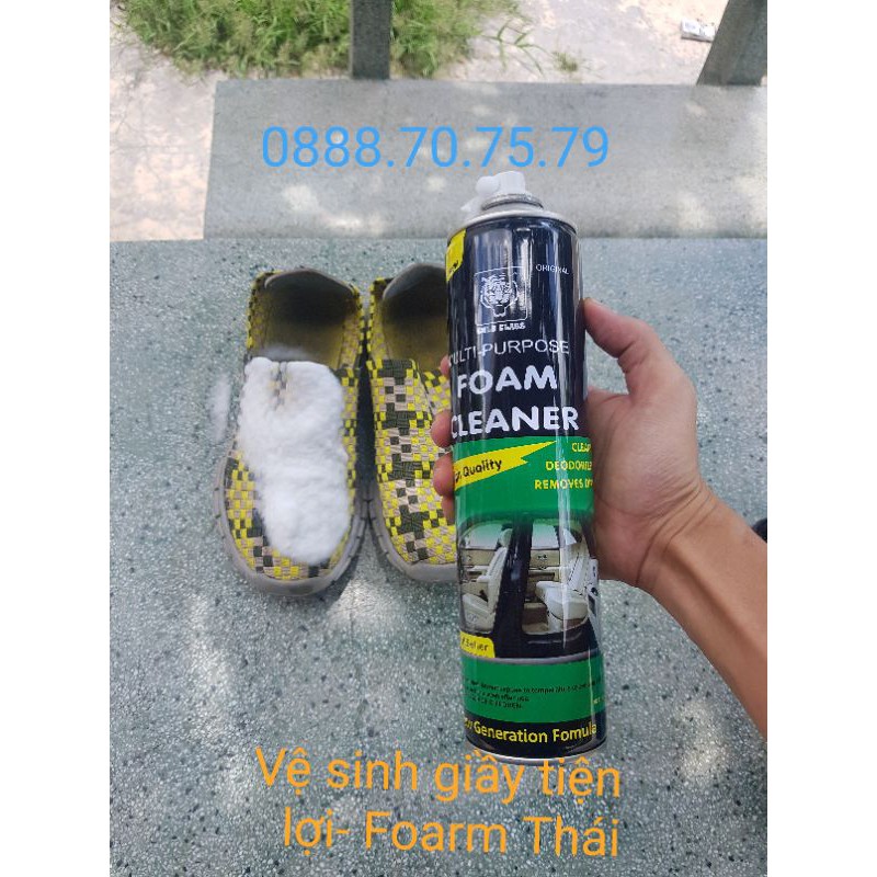 Vệ sinh giầy dép da nỉ - Foarm Thái (+ Quà tặng mua 2)