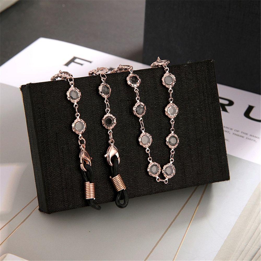 Dây Đeo Mắt Kính Chống Thất Lạc Bằng Kim Loại Kiểu Dáng Đơn Giản Cho Nam / Nữ