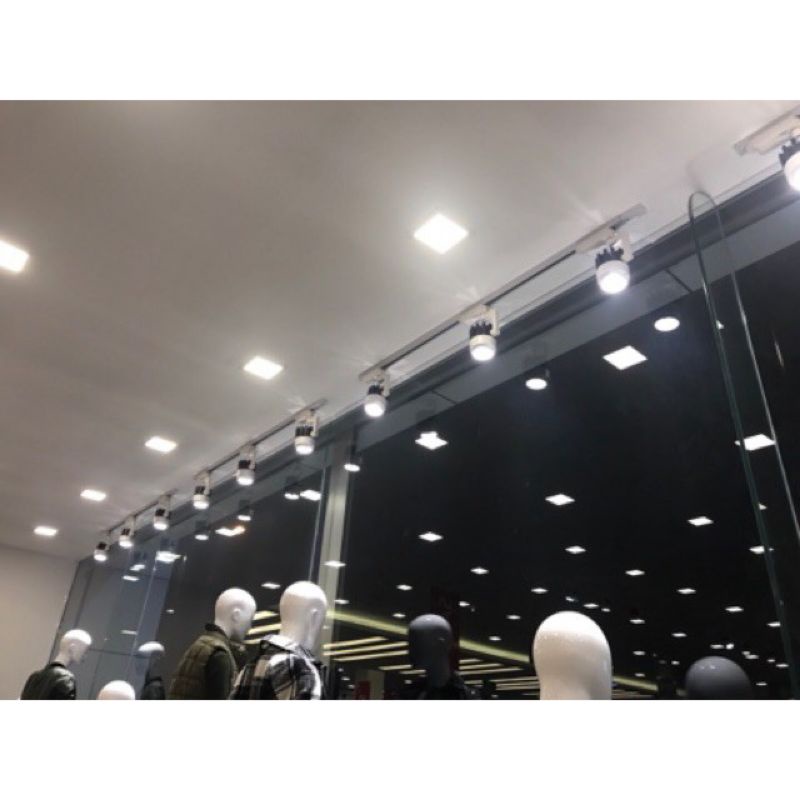 đèn rọi-đèn cho shop thời trang và nhà hàng rọi hai màu trắng vàng