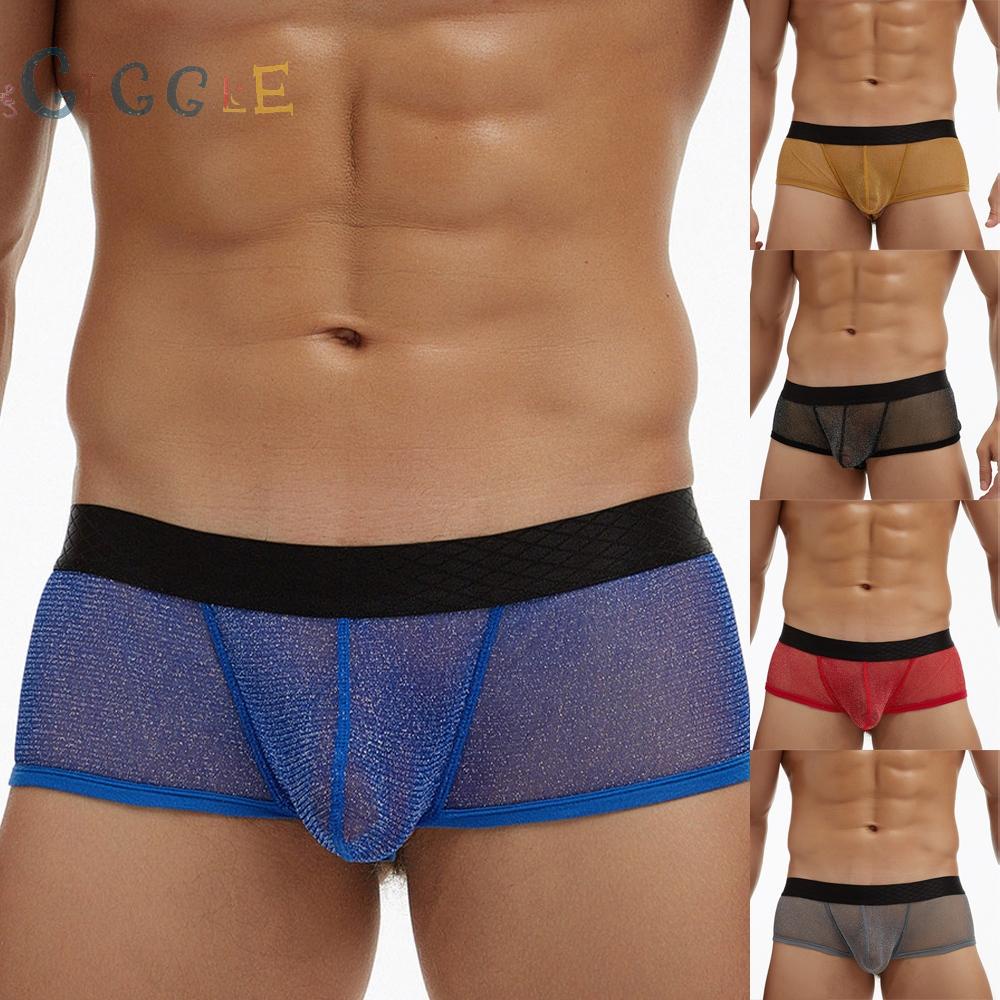 Underwear Breathable Comfortable Knickers Men\'s Pouch Bag See Through
