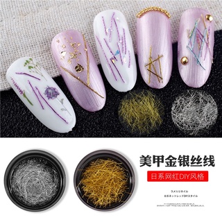 Hộp nhũ sợi chỉ trang trí móng