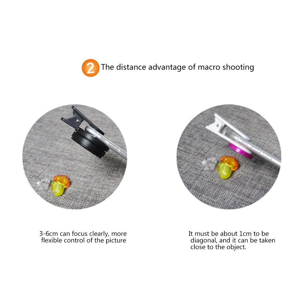 Mắt Kính Góc Rộng Bằng Hợp Kim Nhôm Chuyên Nghiệp Cho Điện Thoại