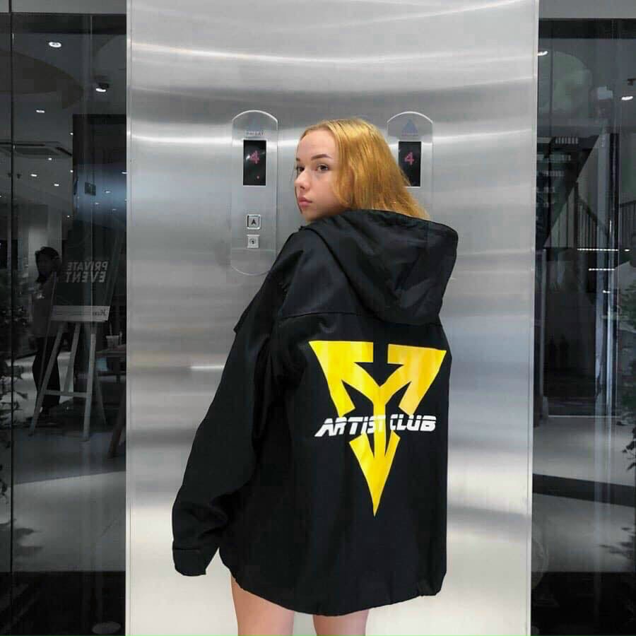 Áo khoác dù unisex 2 lớp dù có nón thích hợp mặc cặp nam nữ