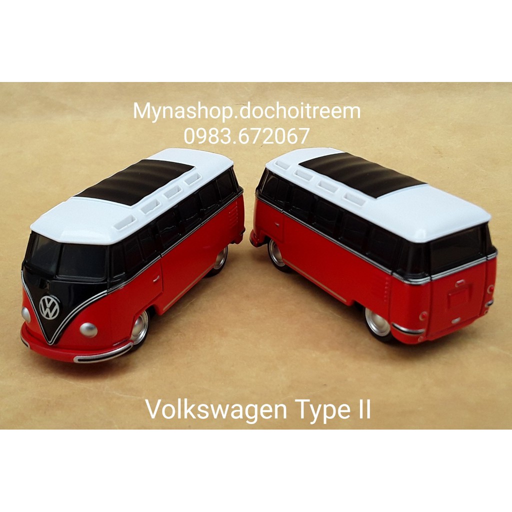 Xe mô hình tĩnh tomica premium - Volkswagen Type II - có kèm hộp như hình - tặng hộp nhựa PVC.