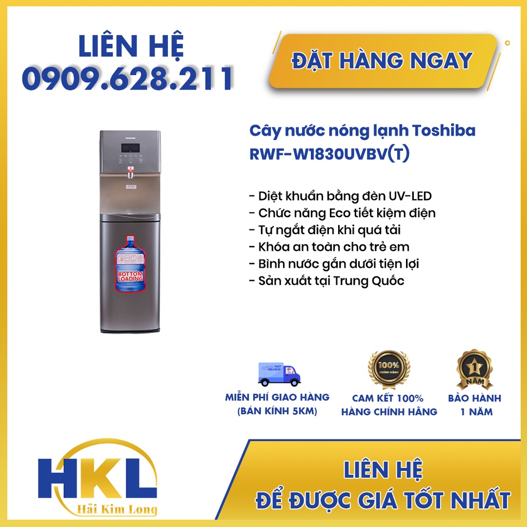 Cây nước nóng lạnh Toshiba RWF-W1830UVBV(T)