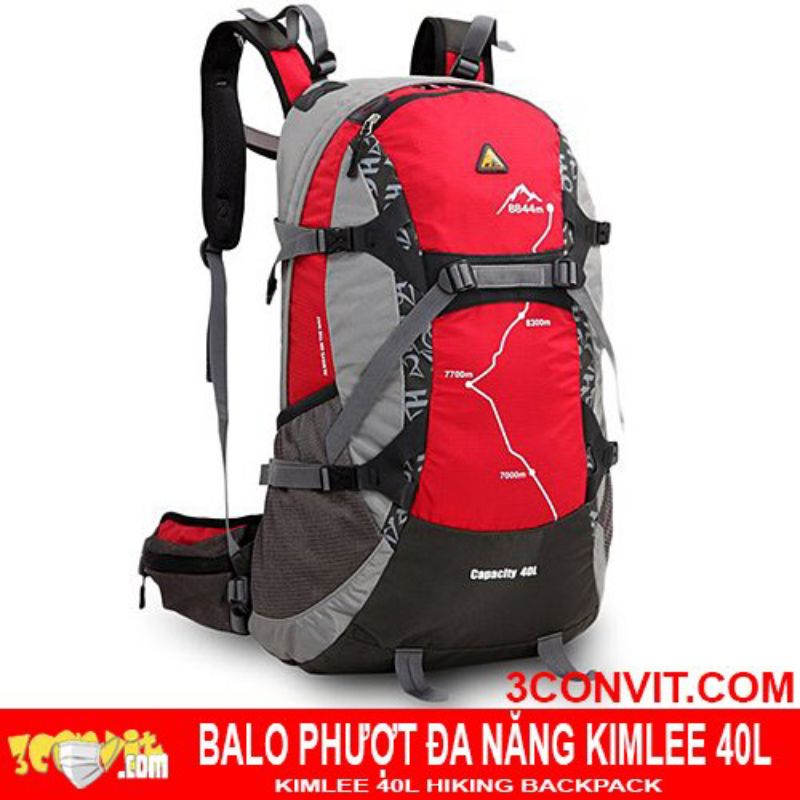 Balo du lịch phượt đa năng Kimlee 40L