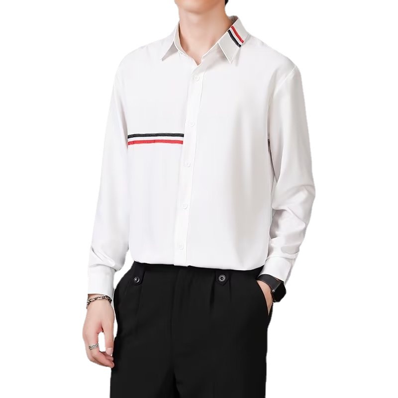 Ielgy Nam Công Sở Dài Tay Áo Sơ Mi Khâu niche