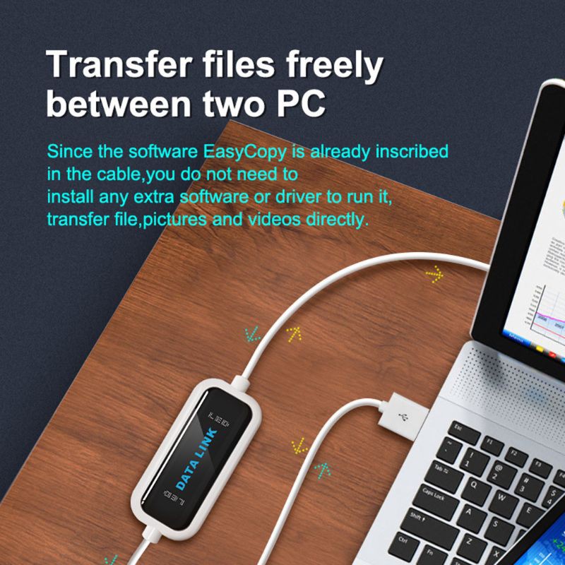 (Hàng Mới Về) Dây Cáp Truyền Dữ Liệu Tốc Độ Cao Usb Pc Sang Pc | BigBuy360 - bigbuy360.vn