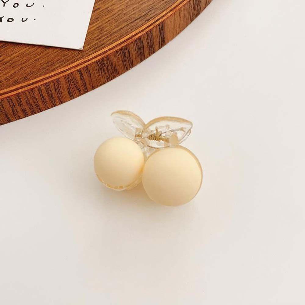 Kẹp Tóc Nhựa Acrylic Hình Quả Cherry Màu Sắc Ngọt Ngào Phong Cách Hàn Quốc