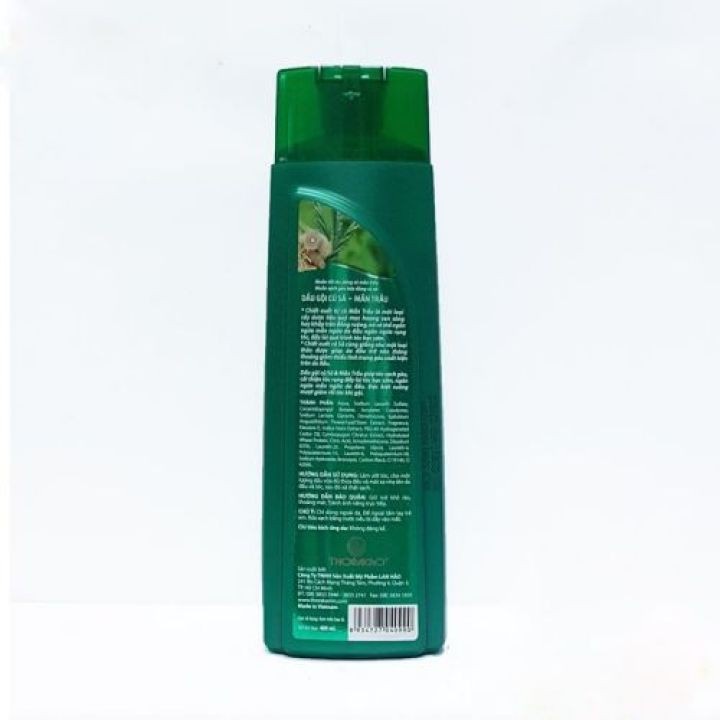 Dầu gội củ xả-mần trầu 400ml thorakao