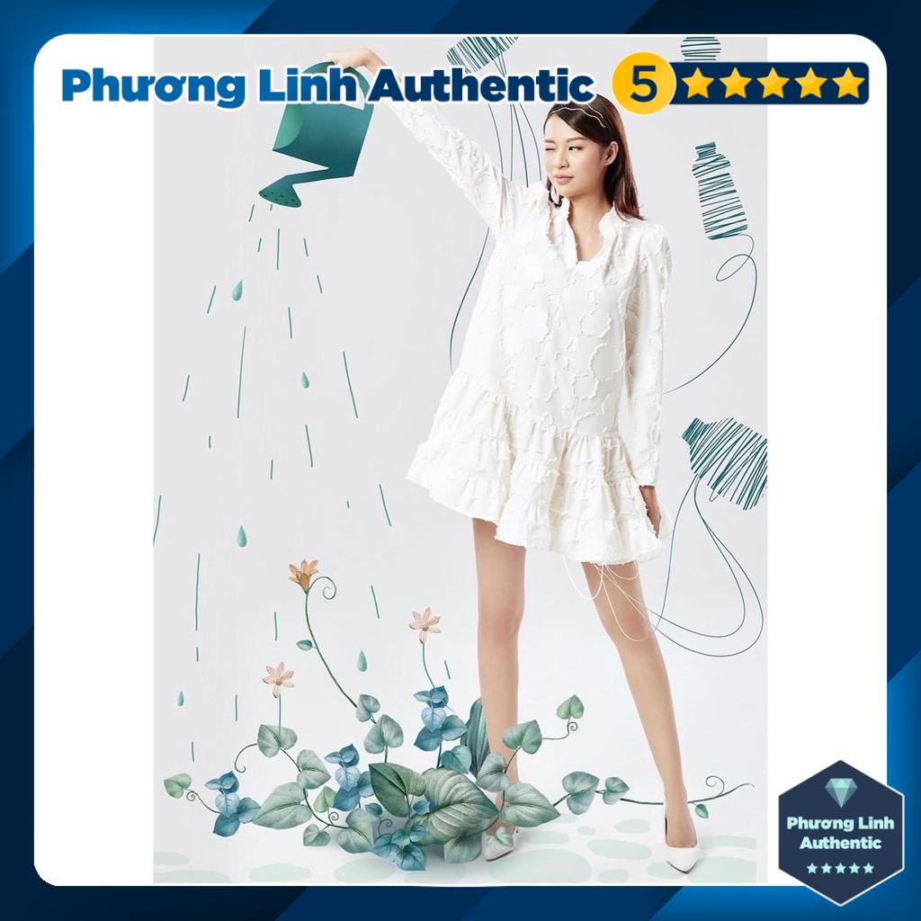 Váy ngắn thêu sóng H&M Auth new tag có sẵn 0909370001