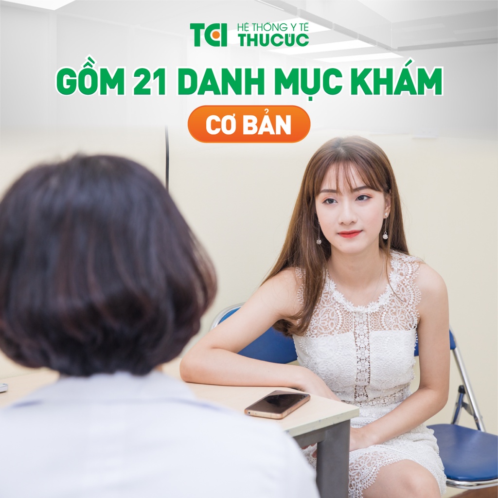 Hà Nội  Gói khám tổng quát tiền hôn nhân cho Nữ đã QHTD - Cơ bản tại Hệ thống Y Tế Thu Cúc - TCI hospital