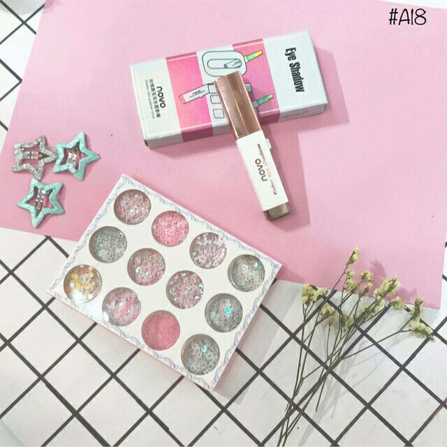 Set 12 Nhũ Makeup Glitter Cực Xinh😍