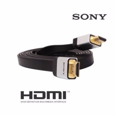 Dây HDMI Sony loại dẹt 2m - Cáp HDMI Sony loại dẹt 2m - Dây HDMI dẹt - Cáp HDMI dẹt