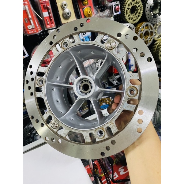 Đum kawa kips kèm đĩa trước đã sơn bạc