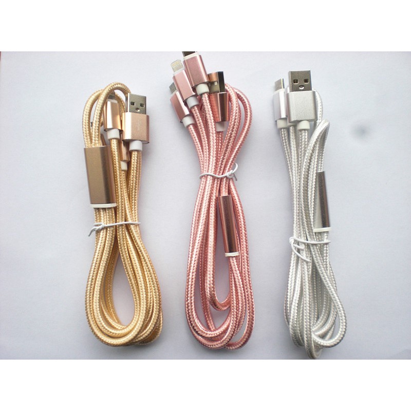 Dây Cáp Sạc Dây Dù dài 3m,2m và 1m Cho Phụ Kiện Tai nghe Bluetooth tai nghe ko dây táos i12 Cáp Sạc IPPin Dự Phòng