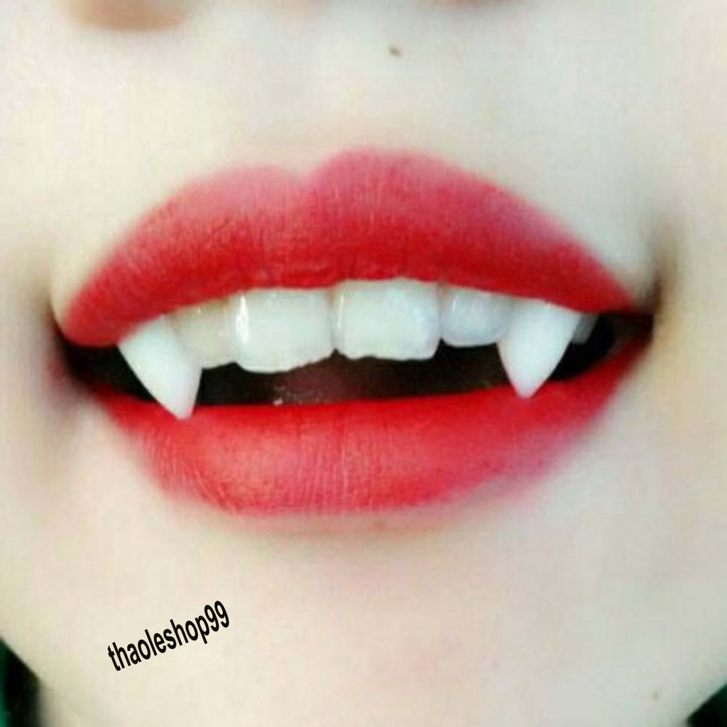 Răng khểnh răng nanh giả hoá trang cao cấp 11nn,13mm,15mm,17mm,19mm keo dán răng nanh răng khểnh giả