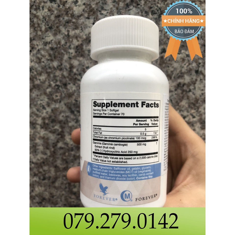 Forever Garcinia Plus 071FLP Viên Giảm Cân Hiệu Quả
